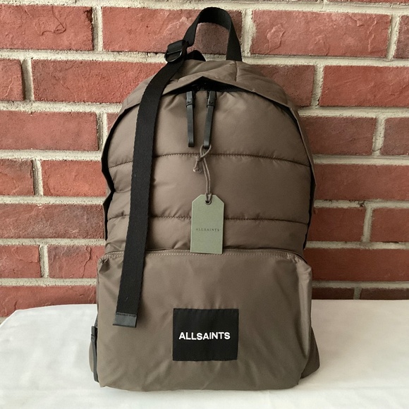NEW All Saints Zone Quilted Backpack Unisex NWT - Picture 1 of 15